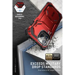 I-BLASON For iPhone 14 Pro Case 6.1" Armorbox Full-Body Dual Layer Rugged Holster Bumper Case with Built-in Screen Protector