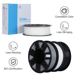 Creality Ender PLA Filament 3D 1.75mm 1KG Printing Plastic PLA Material For FDM 3D Printers Ender-3 V2 V3 SE KE S1 Ender 3 Serie