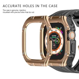 Case+Strap For Apple Watch Ultra 49mm Modification Kit For iWatch Series Ultra 2 49mm Steel Buckle Refit Mod Sports Watch Band