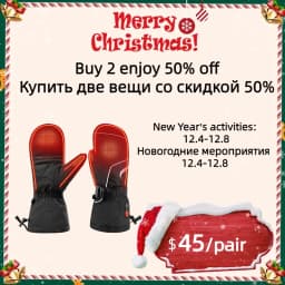 SNOW DEER Electric Heating Glove for Winter Thermal Gloves Rechargeable for Men Women Waterproof Heated Ski Mittens with Battey