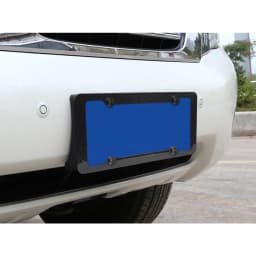 2 Pieces Universal US CA Standard Size Carbon Fiber Texture Car License Plate Frame Cover Holder Accessoriesr