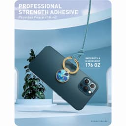 Cell Phone Finger Ring Holder I-BLASON Universal Kick Stand with 360 Degree Rotation 180 Degree Flip Magnetic Car Mountable