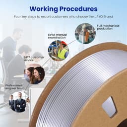 JAYO PLA /PETG/SILK PLA/PLA Meta/PLAMatte/ PLA+Filament 1.75mm 3D Printer Filament For FDM 100$% No Bubble Mix Color