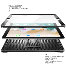 SUPCASE For iPad Pro 12.9 Case 2017 UB PRO Heavy Duty Full-body Rugged Case with Built-in Screen Protector,Not Fit 2018 Version