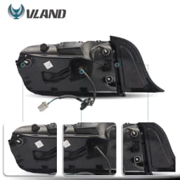 Vland 5 Modes LED Sequential Turn Signal Tail Lights Upgrade For 2015-2023 Ford Mustang S550 Direct Replacement Lamps