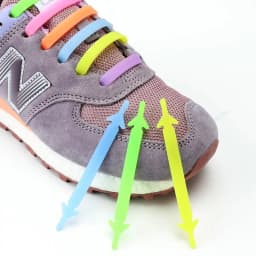 Luminous Silicone Shoelaces Night Glow No Tie Shoe laces Elastic Laces Sneakers Kids Adult Rubber Shoelace for Shoes 12Pcs