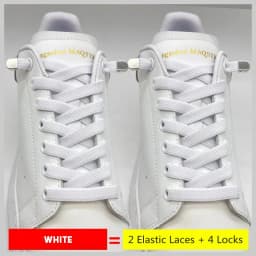 No Tie Shoe laces Elastic Laces Sneakers 8MM Widened Flat Elastic Shoelaces without ties Kids Adult Shoelace Shoes Accessories