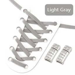 Elastic Laces Sneakers Luxury Diamond Magnetic Lock Shoelaces Without ties Kids Adult No Tie Shoe laces 8MM Width Flats Shoelace