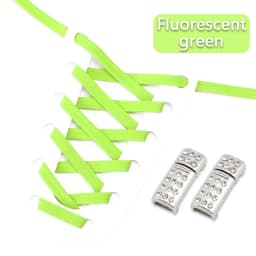 Elastic Laces Sneakers Luxury Diamond Magnetic Lock Shoelaces Without ties Kids Adult No Tie Shoe laces 8MM Width Flats Shoelace