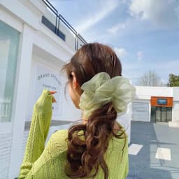 2020Korean Big Size Organza Hair Scrunchies For Women Elastic Hair Bands Girl Headwear Ponytail Holder Hair Tie Hair Accessories