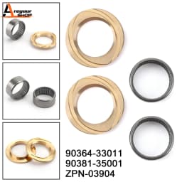 Areyourshop Front Inner Axle Spindle Bearing + Bush Kit for Land Cruiser 78 79 80 100 Series 90364-33011 90381-35001 Car Parts