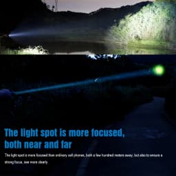 Trustfire T30R LEP Tactical Flashlight 460Lumen La-ser 1100M High Power Led USB Flashlight 18650 Rechargeable Self Defense Torch