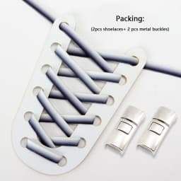 Gradient Elastic Laces Sneakers Quick Lazy Cross Lock Shoelaces Without ties Kids Adult Flats No Tie Shoe laces Shoe Accessories