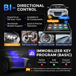 OTOFIX D1 Max2 Automotive Diagnostic Scan Tool Bi-Directional Scanner ECU Coding DoIP & CANFD 2 Years Update Upgraded of D1 PRO