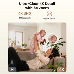 ZOSI C518 Indoor Pan/Tilt Smart Security IP Camera 2K/4K 360° Baby Pet Monitor AI Human Tracking 2.4G/5G WiFi Surveillance Cam