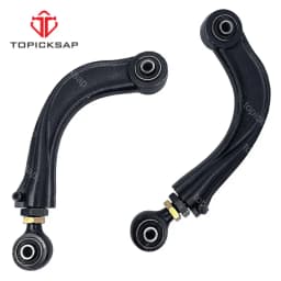 TOPICKSAP Pair Kit Adjustable Rear Upper Control Arm for MAZDA 3 5 FORD FOCUS C-MAX VOLVO C30 C70 S40 V50 2000 - 2017