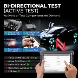 Topdon Phoenix Plus 2 Automotive Car Diagnostic Tool ECU Coding Scan VAG Bi-Directional Professional OBD2 Scanner Active Test