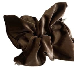 Flannel Hairbands Square Pearl Hair Scrunchie Oversized Velvet Elastic Hair Bands For Women Girls Headwear Hair Accessories