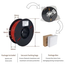 KINGROON 1KG PLA Filament 1.75mm FDM 3D Printer Material ±0.02 No-Tangling Strong Bonding Impresora 3D Printting Filament