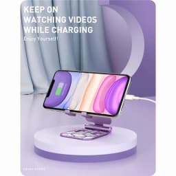 Adjustable Cell Phone Stand Holder I-Blason Phone Dock Multi Angle Compatible with Smart Phone For iPhone For Android Smartphone