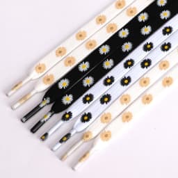 Little Daisies Shoelaces Cartoon Printing Fashion Women Men Shoes laces High-top Canvas Sneakers Shoelace AF1 Sports Shoelaces