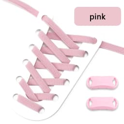 1Pair Elastic Laces Sneakers Tennis No Tie Shoelaces Adults Kids 8MM Wide Flats Rubber Shoelace Without Ties Shoes Accesories