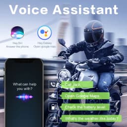 Fodsports V6S Motorcycle Intercom Helmet Bluetooth Headset 6 Riders 1000m Waterproof Wireless Interphone,FM Radio,Share Music
