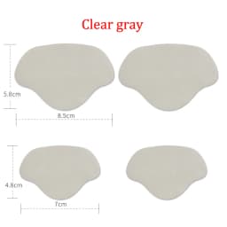 4pcs Invisible Heel Stickers Sport Running Shoe Insoles Heel Liner Grips Protector Patch Adjust Size Protect Heel Foot Care Tool
