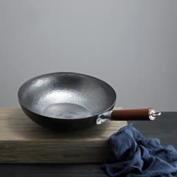 Master Star-Chinese Traditional Handmade Forging Iron Wok, Induction Available, Durable Non-stick, No Coating, Cauldron