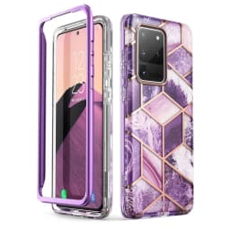 For Samsung Galaxy S20 Ultra 5G Case I-Blason Cosmo Full-Body Glitter Marble Bumper Cover Case WITHOUT Built-in Screen Protector