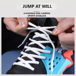 Classic Oval Basketball Shoe laces Half Round Athletic Shoelaces Running Sneakers Laces Shoes Durable without fading Shoelace