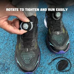 Automatic Shoelaces Without ties Swivel Buckle Elastic Laces Sneakers Adult Kids No Tie Shoe laces Thick Round Shoelace 1Pair
