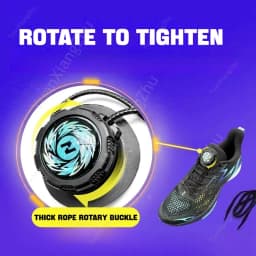 Automatic Shoelaces Without ties Swivel Buckle Elastic Laces Sneakers Adult Kids No Tie Shoe laces Thick Round Shoelace 1Pair