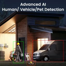 ZOSI C296 4K/3K PoE PTZ Security IP Camera Outdoor AI Detection Starlight Color Night Vision 8MP/5MP HD Video Surveillance Cam