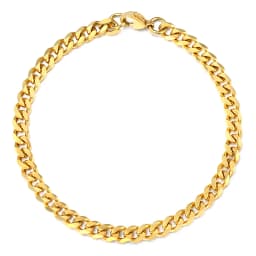 3-11MM Gold Color Stainless Steel Bracelets For Men Women Unisex Curb Cuban Link Chain Simple Wrist Jewelry Gifts