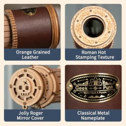 Robotime Monocular Telescope 3D Wooden Puzzle Game Assembly Toys for Adult Birthday Gift