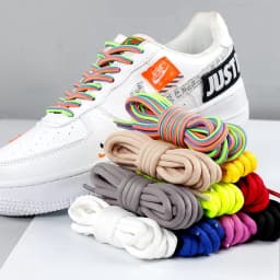 New Round Shoelaces Rainbow Solid Classic Boot Shoelace Casual Sports Boots shoes Lace Sneaker Shoe Laces Strings 14color