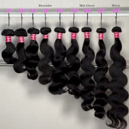 UNice Hair Body Wave Bundles 1/3 Pcs/Lot Natural Color 12A Grade Virgin 100% Human Hair Bundles Sew-In Human Hair Extensions