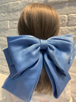 Fashion Pink Big Bow Hairpin Women's Bows Hair Accessories Long Ribbon Hair Clip for Girls Sweets Four-layer Satin Chiffon Bow