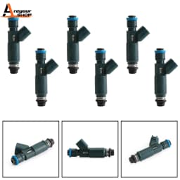Areyourshop 6PCS Fuel Injectors Fit For Mazda 6 2003-2008 MPV 2002-2006 3.0L 2M2EA7B Car Auto Parts