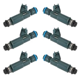 Areyourshop 6PCS Fuel Injectors Fit For Mazda 6 2003-2008 MPV 2002-2006 3.0L 2M2EA7B Car Auto Parts