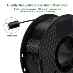 10KG/22LBS 1.75mm PETG Filament for 3D Printer Plastic Material Clogging Free Non-Toxic PETG 3D Filament Consumables for Ender 3