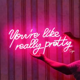 60cm Neon Sign Large Neon LED Sign You Are Like Really Pretty Neon Light Sign Custom Room Decor Wall Art Girl Bedroom Decor pink