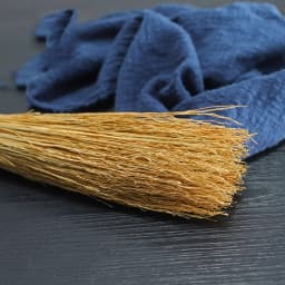 Master Star Natural Straw Handmade Wok Brush Pan Cleaning Brush Eco-Friendly Non-stick Coating Protect Brush Kitchen Tool