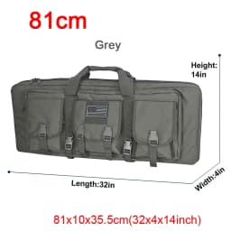 LQARMY 81 97 106 122cm Tactical Gun Bag Double Rifle Case Molle Rifle Bag Sniper Airsoft Gun Case Backpack Hunting Gun Holster