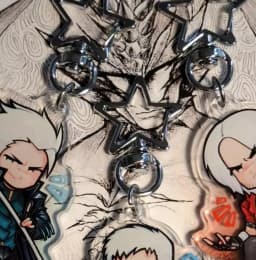 Devil May Cry Keychains - Dante, Nero & Vergil