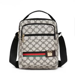 2026 New Fashion Men's Crossbody Bag Casual Multi-Layer Versatile Business Shoulder Bag Handbag