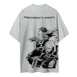 2026 New Hot My Hero Academia Kacchan X Deku Summer Men's pure Cotton T Shirt Unisex Anime Casual Short Sleeve Tops for Fans