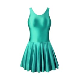 Women Dress Glossy Stretchy Sleeveless Pink Tank Dresses Solid Athletic Tennis Dress Black Swimwear Beachr Nightgown Pajamas
