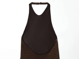 European and American style spring and summer new product women's hanging neck collar asymmetrical splicing dress